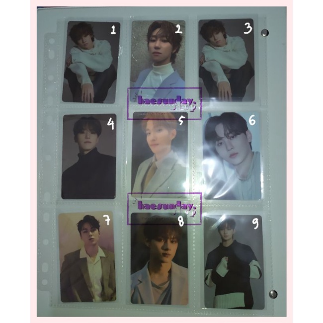 Trading Card TC Concert Incomplete Seventeen The8 DK Vernon Dino Seungkwan Minghao Dokyeom