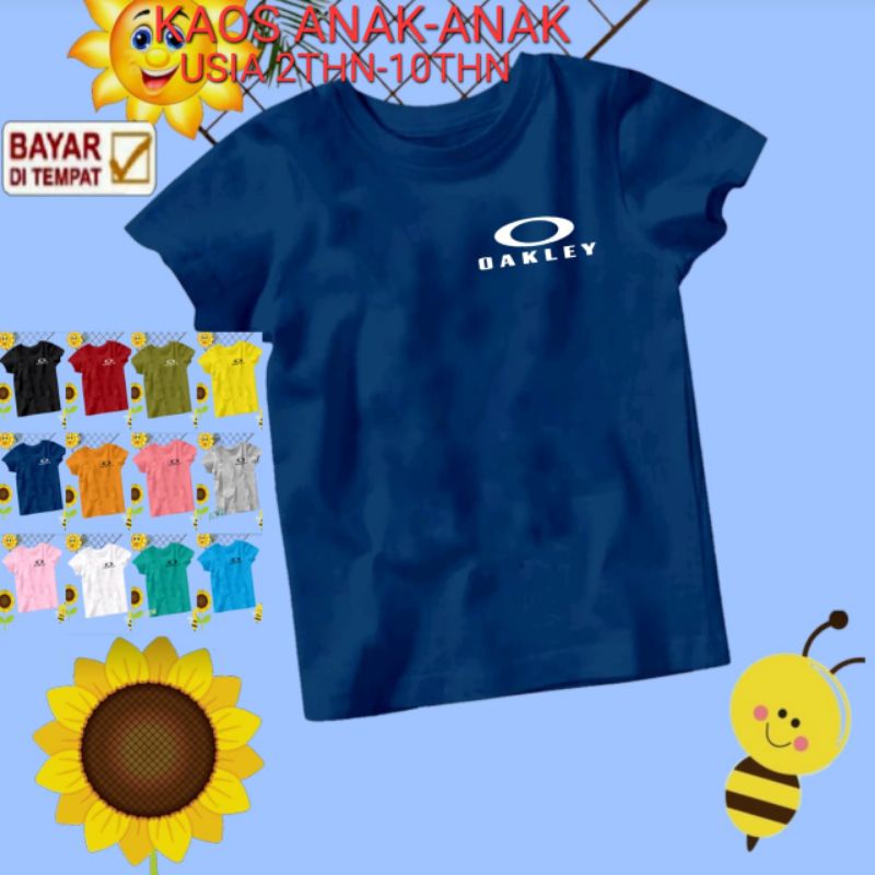 KAOS ANAK CWO/CWE USIA 2THN-10THN (LOGO 0KLEY)