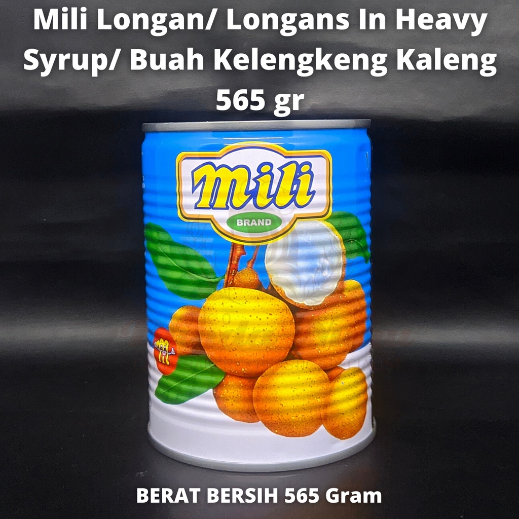 

Mili Longan/ Longans In Heavy Syrup/ Buah Lengkeng Kaleng 565 gr