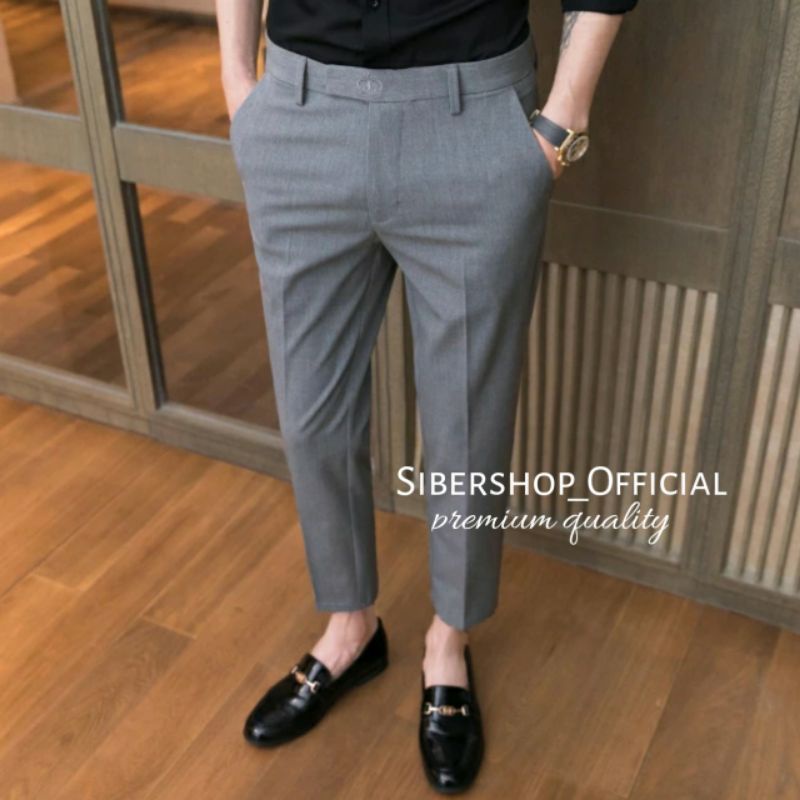 Celana Kantor Kerja Formal Bahan Dasar kain slimfit cod