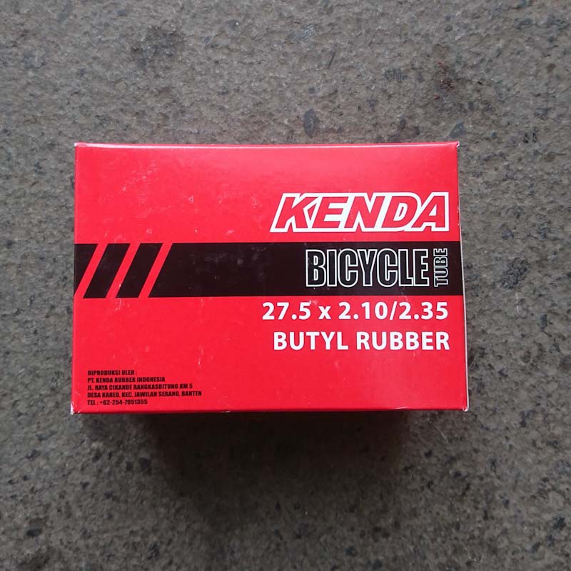 Ban dalam sepeda MTB Kenda 27.5 x 2.10/2.35 schrader