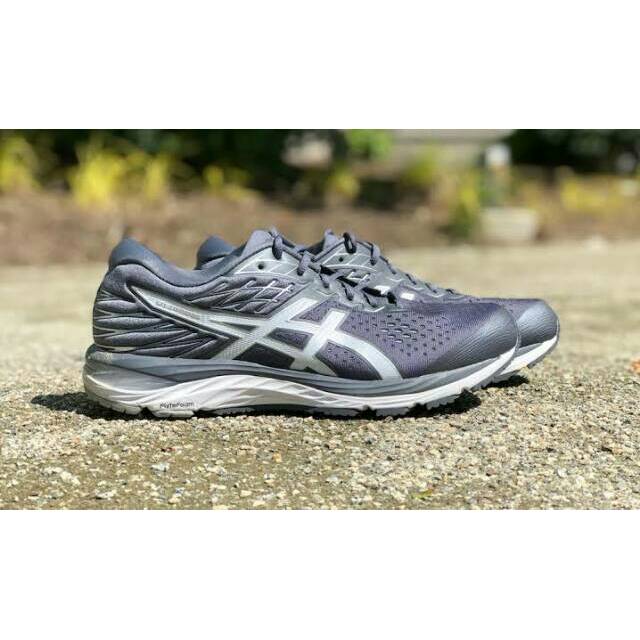 asics gray running shoes