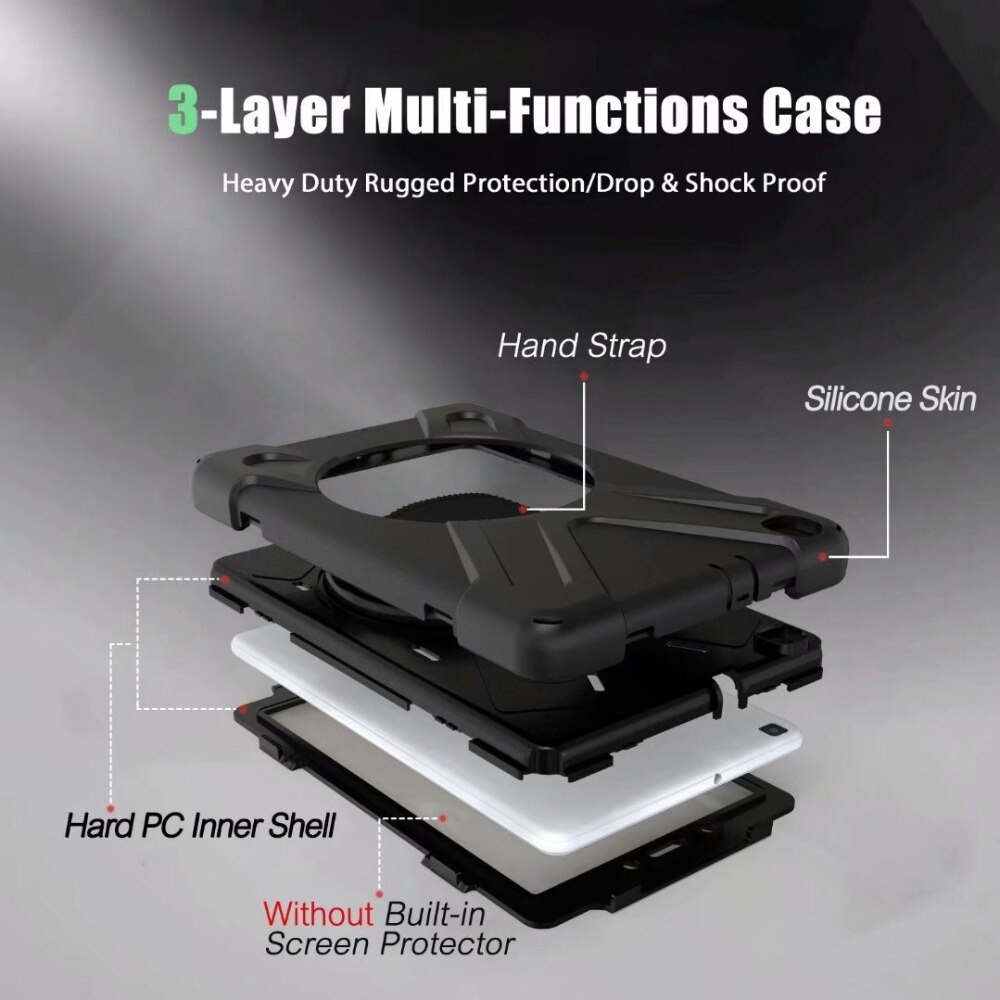 Casing iPad Air 4 10.9 Case Robot Rugged Hybrid Armor Standing  &amp; Tali Strap Case Robot