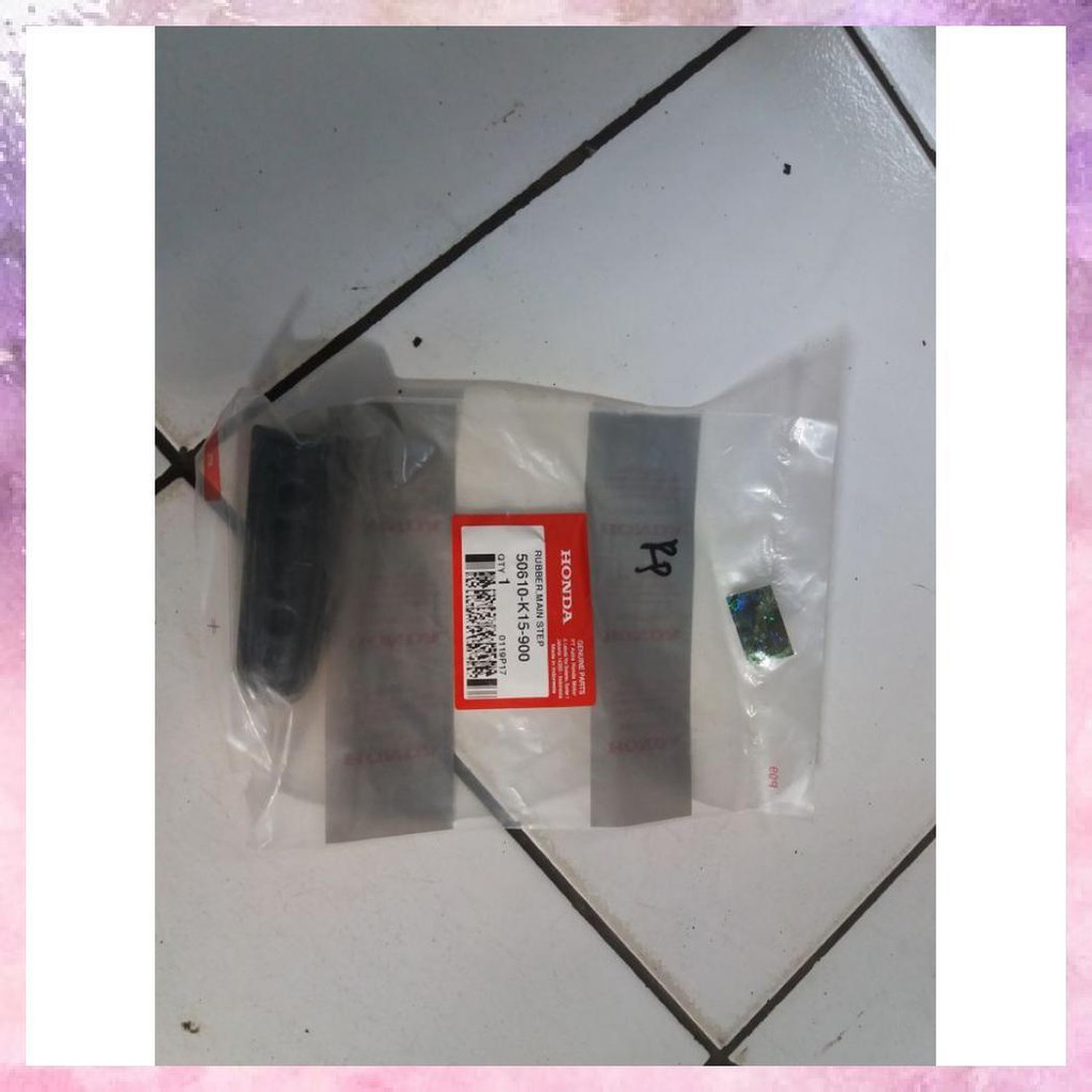 KARET FOOTSTEP DEPAN CB150R CB 150 R ORI HM SATUAN