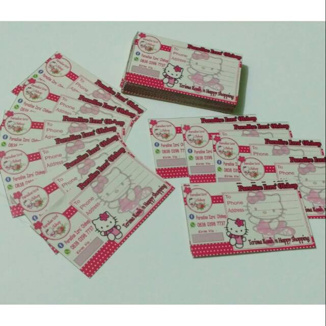 

Stiker olshop. Buat pengiriman barang