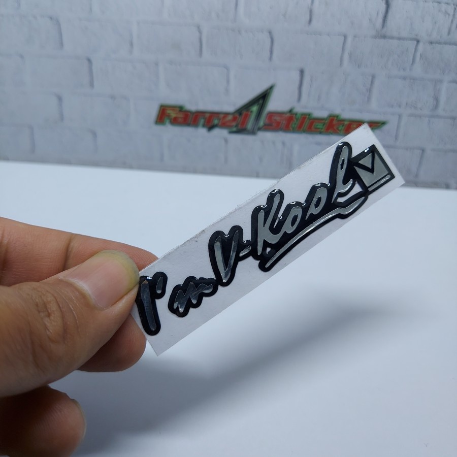 stiker Sticker I'm V-Kool TIMBUL