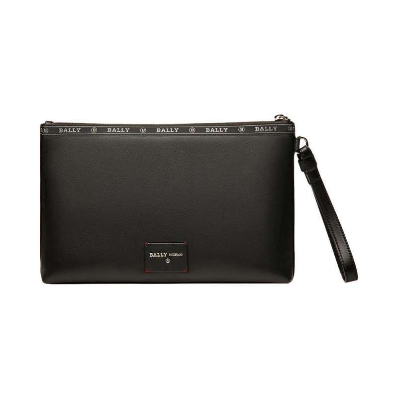 Blly SS23 Hartland Leather Clutch Black/Red (31 x 20 x 2)