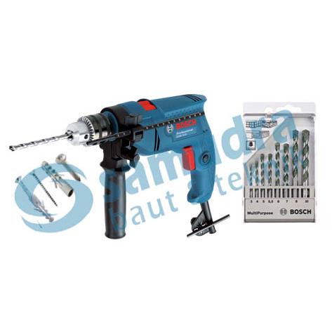 Paket Mesin Bor BOSCH GSB 550 dan 8 Pcs Mata Bor Set Paket Mesin Bor BOSCH GSB 550 dan 8 Pcs Mata Bor Set