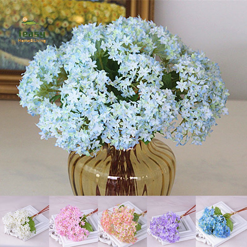  Bunga  Hydrangea Imitasi untuk  Dekorasi  Rumah Kantor 