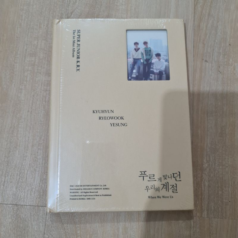 unsealed album only wwwu super junior kry pure ver good condition