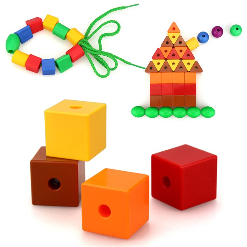 Mary Rainbow Stringing Bead Montessori Toys Mainan Aktivitas Interaktif Untuk Kiddie2 /3 /4