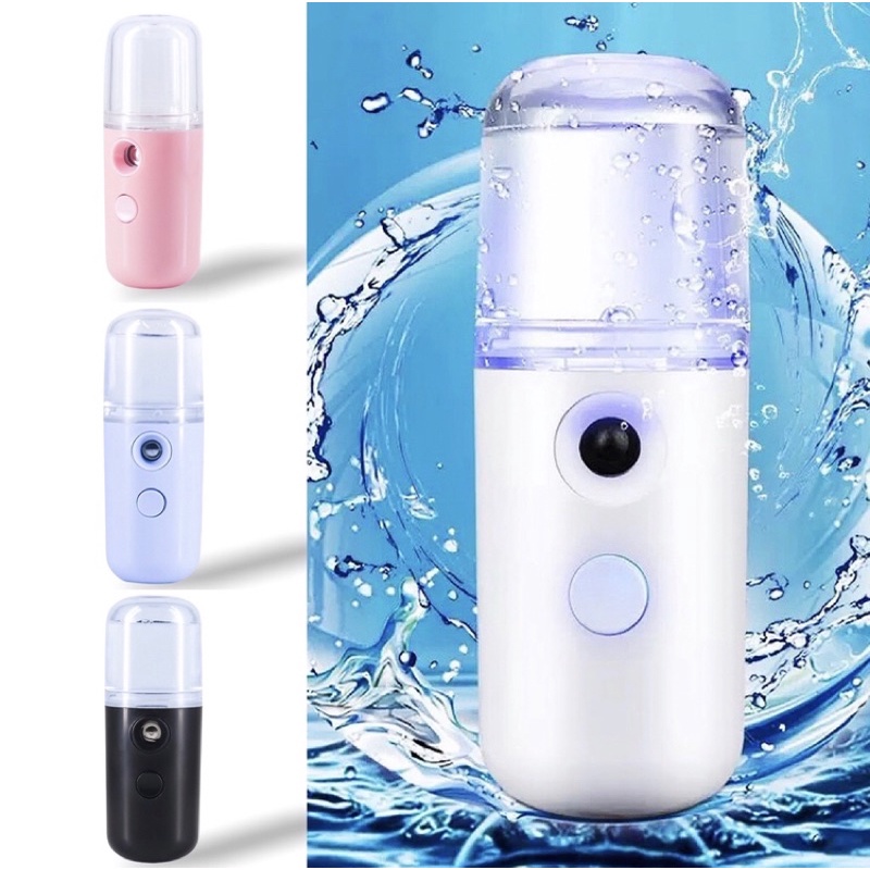 TERMURAH Nano Spray Mini Facial Humidifier Face Mist Nano Spray Kecil Murah Portable Cooling Moistur