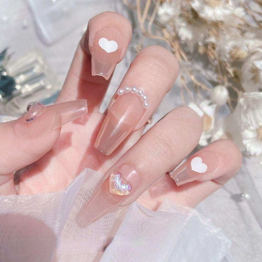 Mxbeauty Nail Art Charms Lucu Kristal Ikatan Simpul Peach Manikur Aksesoris Bear Nail Art Dekorasi