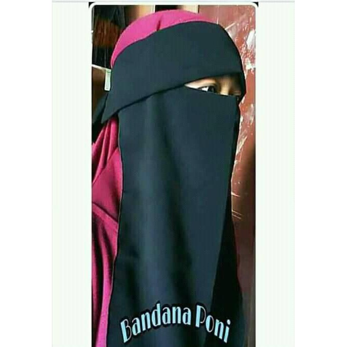 [BRAND HUSNA HIJAB] Cadar Bandana Poni / Bandana Poni Dewasa / Cadar Poni