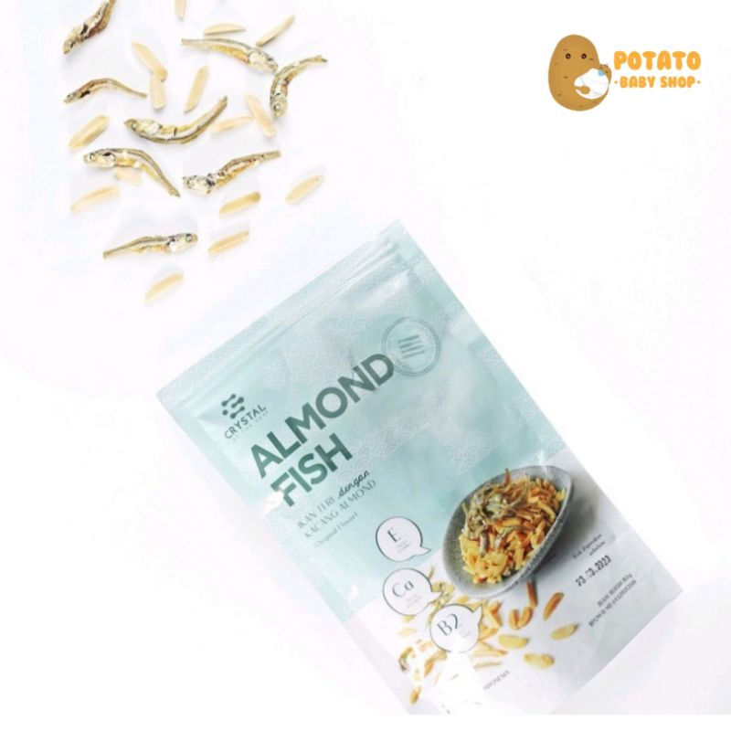 Crystal of The Sea - Almond Fish Snack Sehat Ikan teri dengan kacang almond