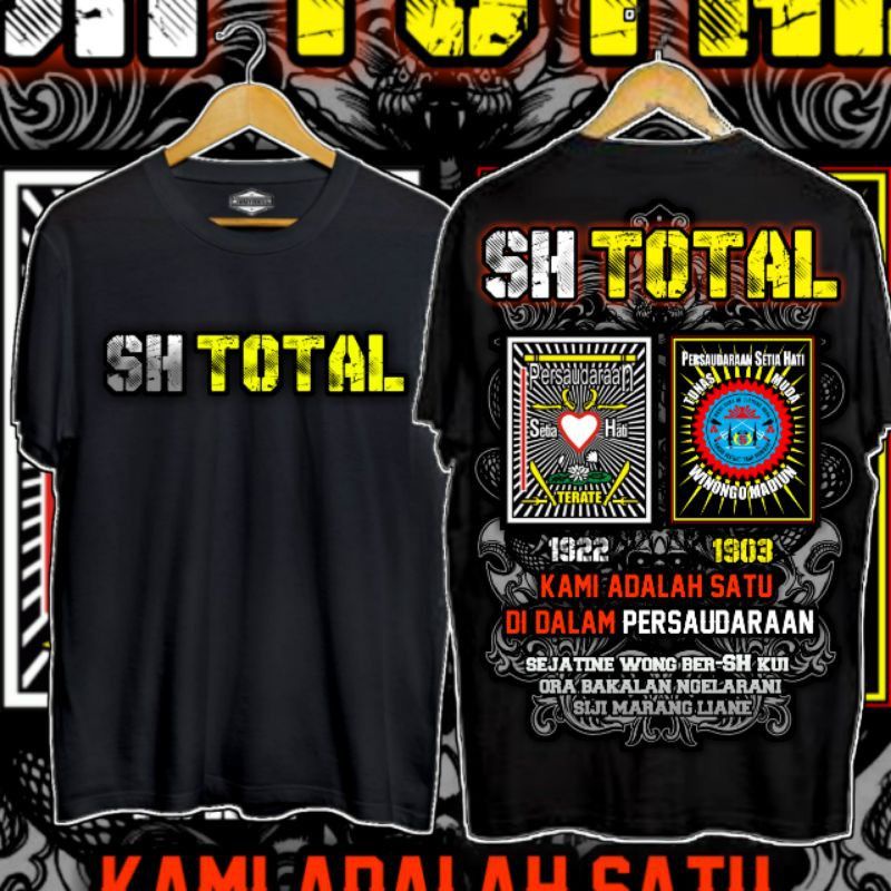 kaos SH total.kaos setia hati.kaos perdamaian.kaos pencak silat