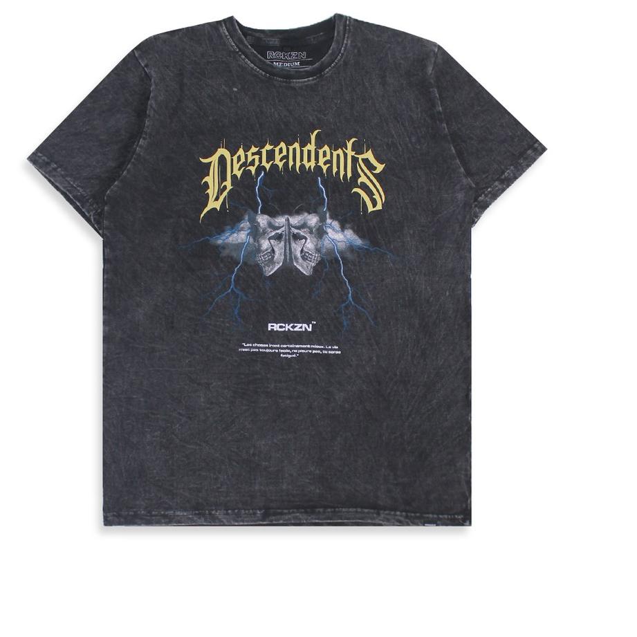 Best Seller.. ROCKZONEINC. WASHED T-SHIRT -  DESCENDENTS  BLACK (Kaos Washing)