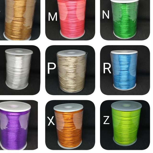 

Ready Stock!..>.617MN tali satin macrame B&A international (rollan)