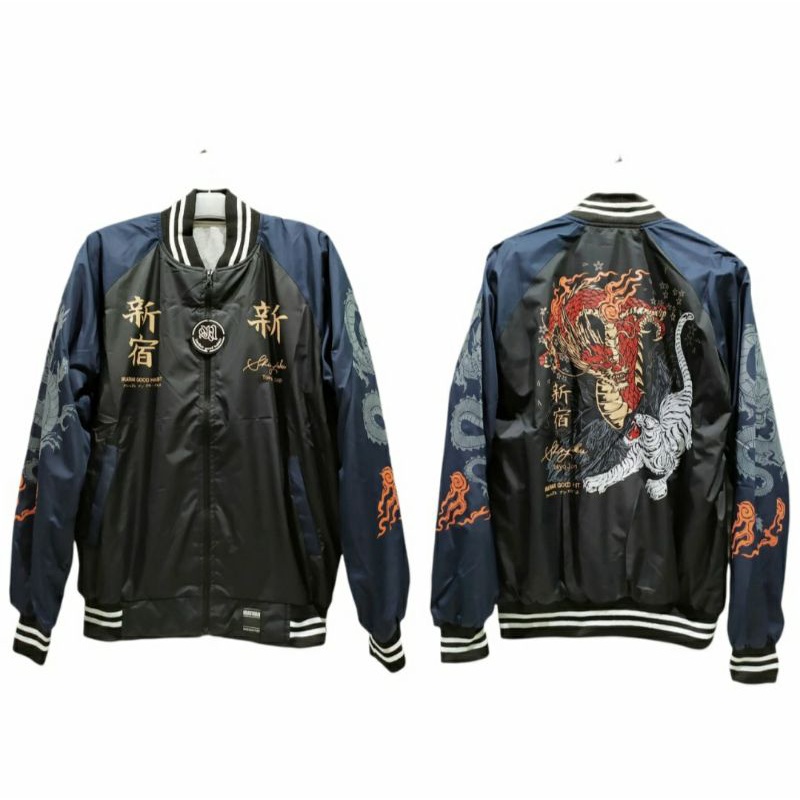 Jaket bomber sukajan / jaket pria / jaket sukajan / jaket bomber urban XUA