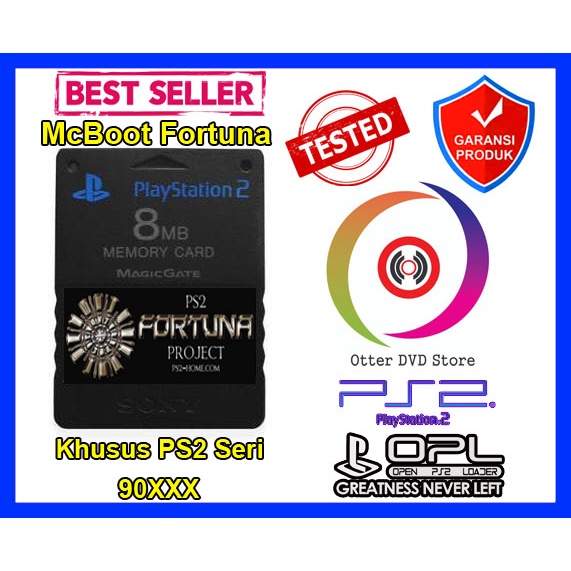 Memory Card MC Boot MCboot Fortuna PS 2 PS2 Seri SCPH 90XXX