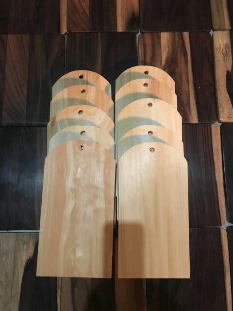 Talenan kayu 34x18 pinus wooden cutting board Pinus gunungan