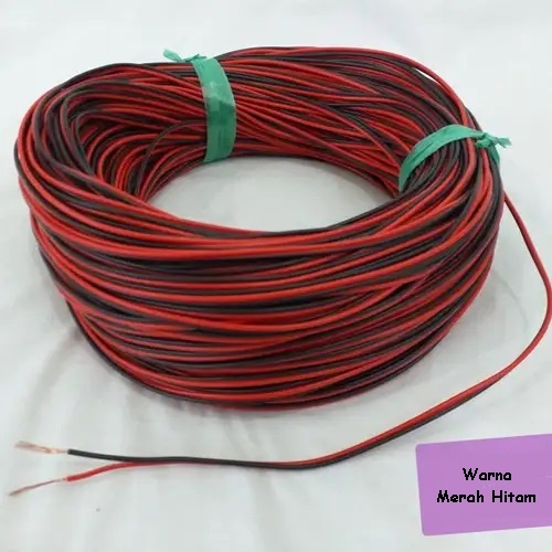 Kabel Listrik Serabut Isi 2x10 CU Tembaga Panjang 1 Meter / Kabel Listrik Instalasi Serabut