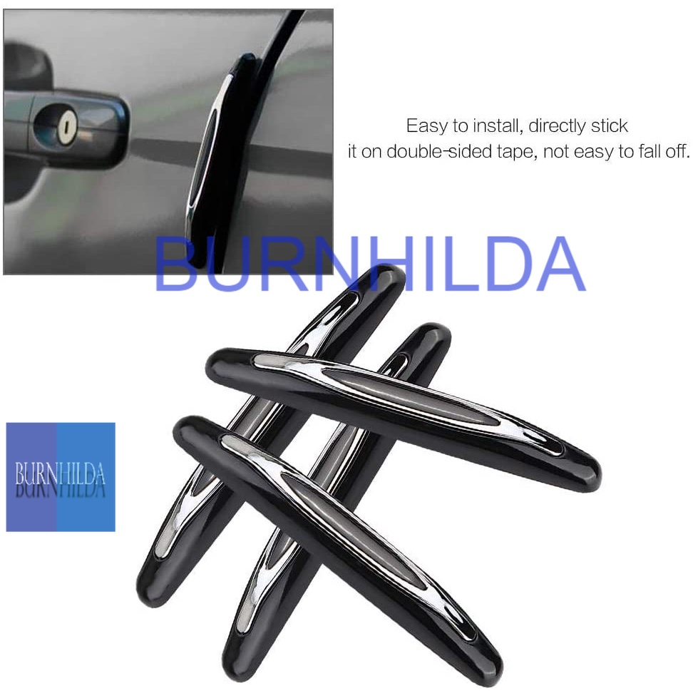 Pelindung Pintu Mobil Car Door Bumper Guard 4PCS Car Side Door Guard,Universal 4pcs Car Door Guards Trim Cover Strip Corner Bumper Anti-Collision Car Edge Scratch Protector for Car mobil motor burnhilda