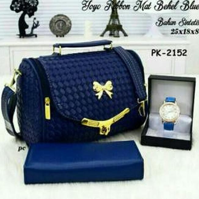 Tas Murah/Sling Bag/Tas Wanita/Tas Batam/Paket 3In1 Yoyo Sydney Anyam