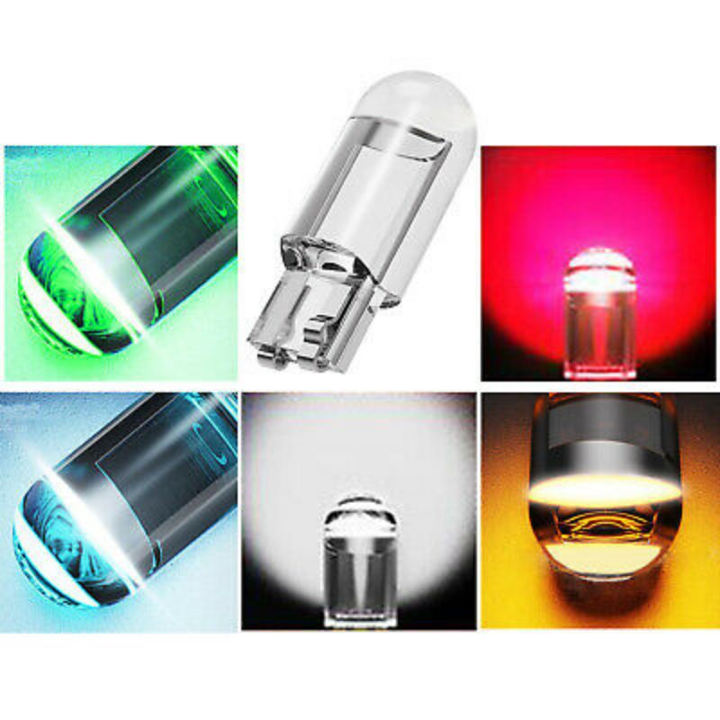 Full Kaca Lampu Led T10 tancap Mobil Motor Resin 360 W5W Senja Sein Sen Speedo Sinar Terang Super Bright