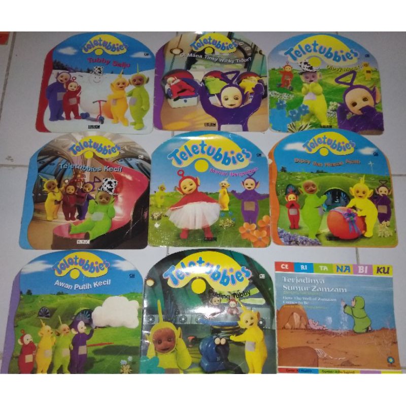 Preloved Buku Cerita Anak Balita Teletubbies dan Kisah Nabi Bundle (Dapat Semua)
