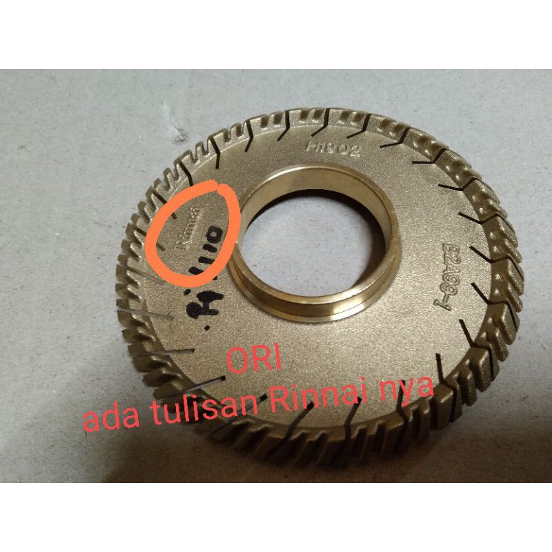 (ORI) Burner kembang api Kompor Gas Rinnai 712BGX