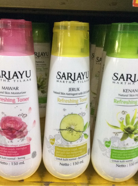 Sariayu Penyegar Mawar / Jeruk / Kenanga 150ml