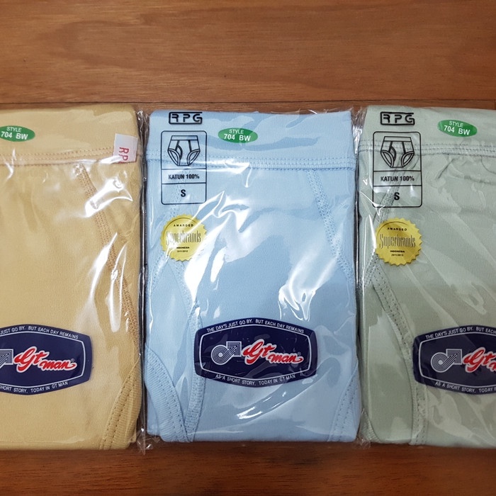 GTMan Celana Dalam 704B &amp; 704BW / Size S M L XL