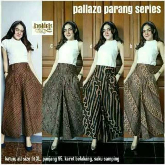 Kulot Palazzo parang series batik modern