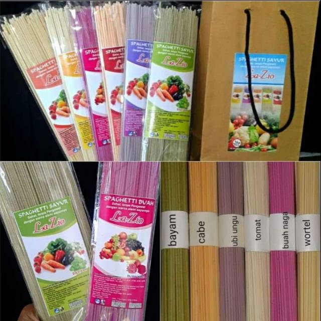 

spageti sayur dan buah