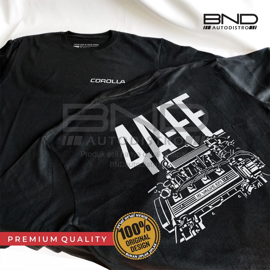 Kaos Mesin 4A-FE Great Corolla 1.6 - T-Shirt Toyota Corolla Kaos Great Corolla Kaos Corolla