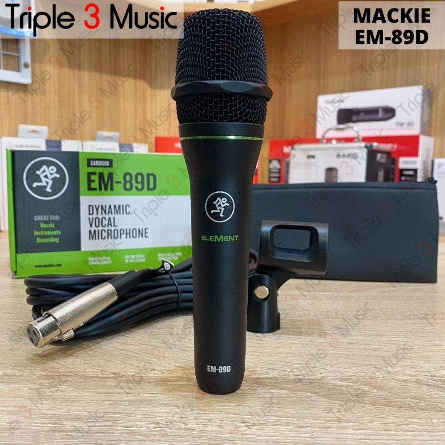 Mackie EM89D EM-89D EM 89D Microphone MIC Dynamic XlR