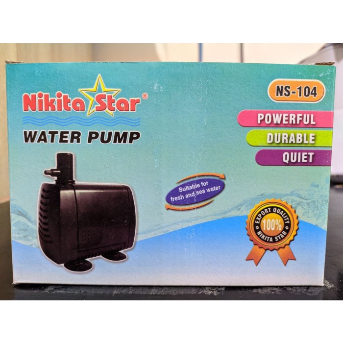 Nikita Star Pompa Air Celup Aquarium Kolam NS-104 NS104 NS 104