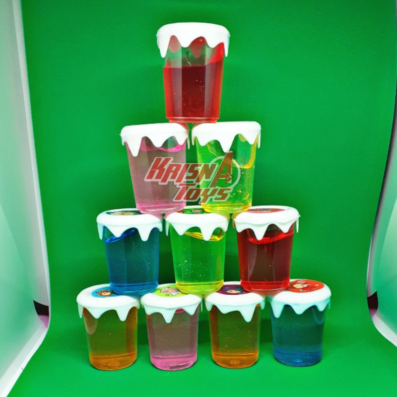 MAINAN ANAK SLIME JELLY IMPORT KARAKTER SALJU LUCU isi 10pcs/pack