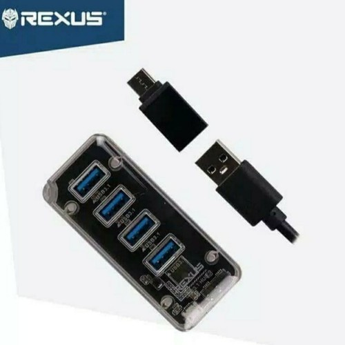 USB HUB REXUS RXH336 4 Port V.3.1 3port + 1port Type-C RXH-336