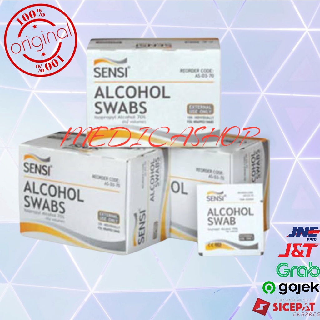 Alcohol Swabs Sensi / Sensi Alcohol Swabs