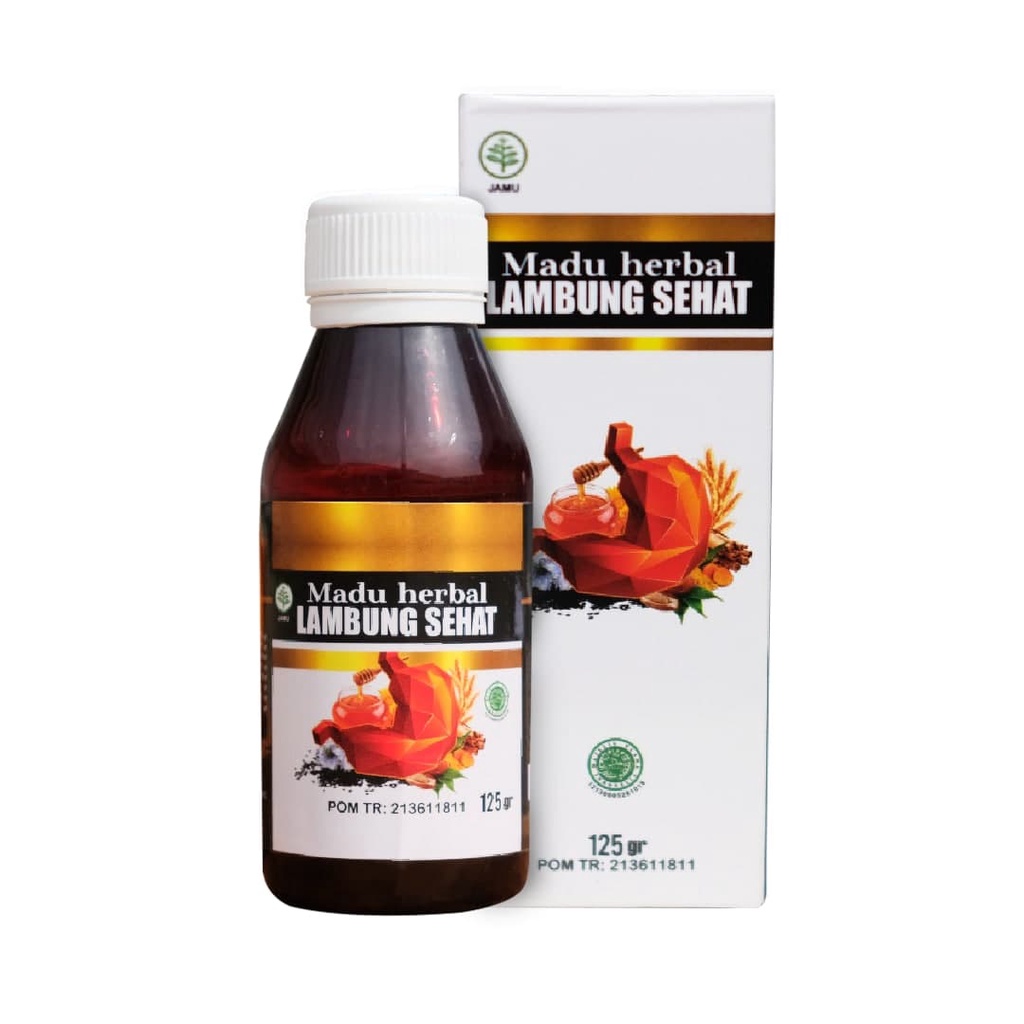Madu Herbal Lambung Sehat -  Madu Obat Khusus Lambung, Obat Maag Kronis, Obat Gerd Asam Lambung Naik, Obat Perut Kembung Begah, Mual, Obat Radang Lambung, Tukak Lambung, Obat Asam Lambung Kronis, Sakit Lambung, Obat Nyeri Ulu Hati, Infeksi Lambung-125gr