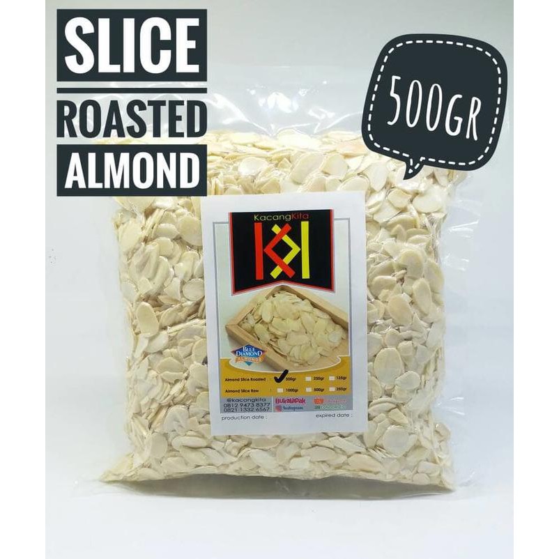 

Terbaru Slice Roasted Almond / Kacang Almond Iris Panggang 500gr
