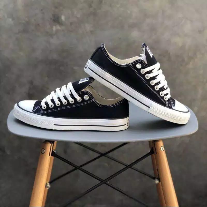TERMURAH SEPATU CONVERSE 70s ORIGINAL CT AS LOW BLCK WHITE ALL STAR Original MADE IN VIETNAM