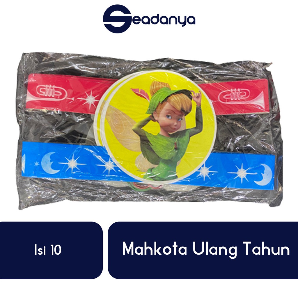 

Topi Ulang Tahun Aneka Motif Kartun Random Isi 10pcs-Mahkota Ultah/Happy Birthday Hat Kids