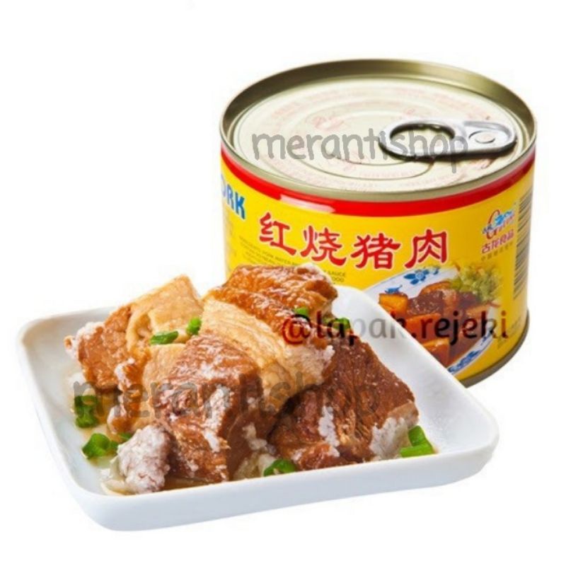 [TIDAK HALAL] Gulong Stewed Pork 256g / Q-Three Stewed Pork 256g / Q3 / Q 3 /