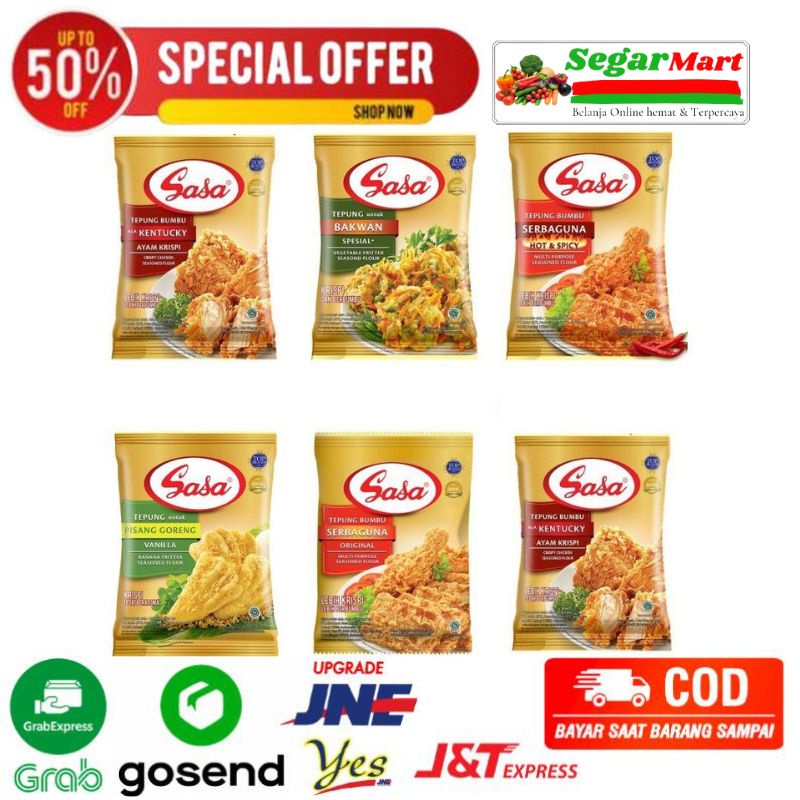 

Sasa kemasan 210 gr all varian SEGARMART bandung