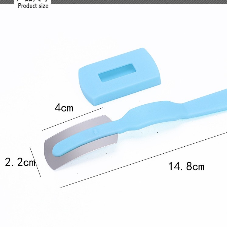 stainless 304 bread lame scoring knife / silet roti gagang plastik