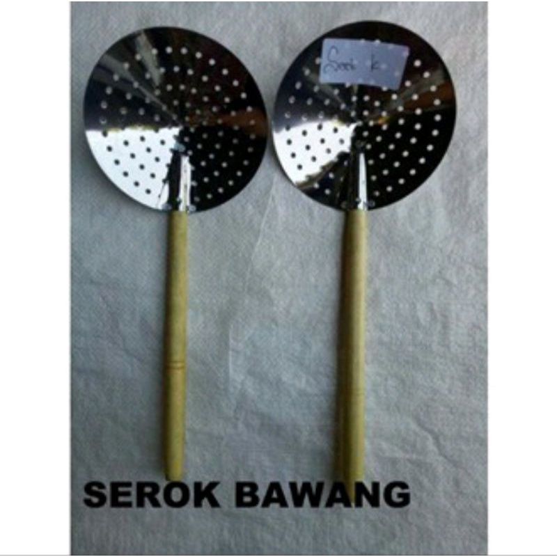 SEROK BAWANG GAGANG KAYU PANJANG 40 CM