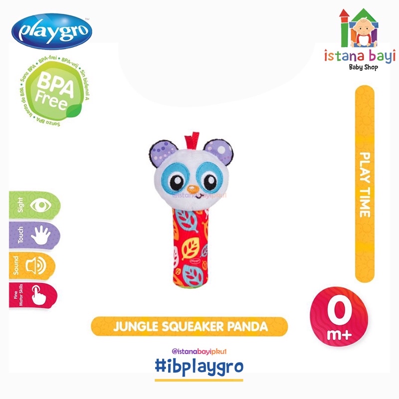 Playgro Jungle Squeaker Mainan anak - Playgro Mainan Anak